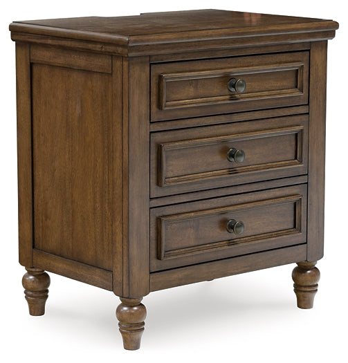 Sturlayne Three Drawer Night Stand