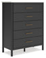 Cadmori Five Drawer Wide Chest