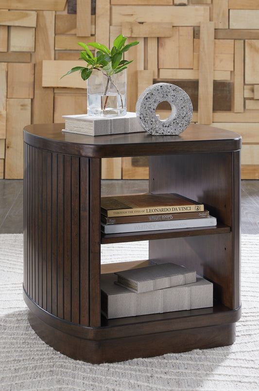 Korestone Square End Table