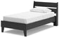 Socalle Twin Panel Platform Bed with Dresser, Chest and 2 Nightstands