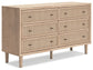 Cielden Full Panel Bed with Dresser and 2 Nightstands