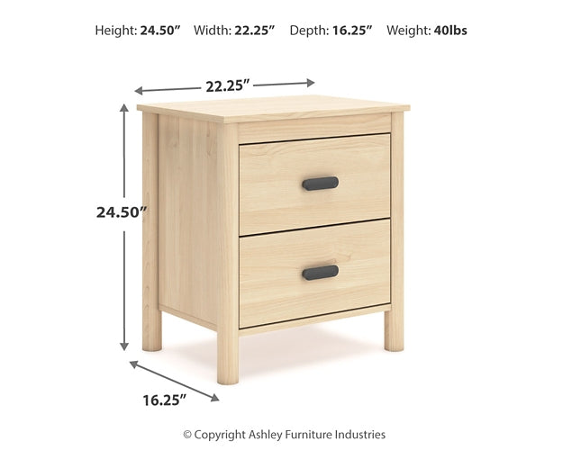 Cabinella Full Platform Panel Bed with Dresser and 2 Nightstands