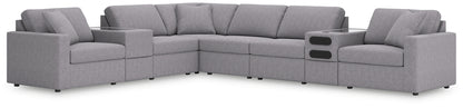 Modmax 8-Piece Sectional with Audio and Storage Consoles