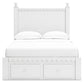 Mollviney Full Panel Storage Bed with Dresser and 2 Nightstands