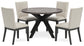 Glinari Dining Table and 4 Chairs