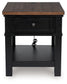 Wildenauer Rectangular End Table