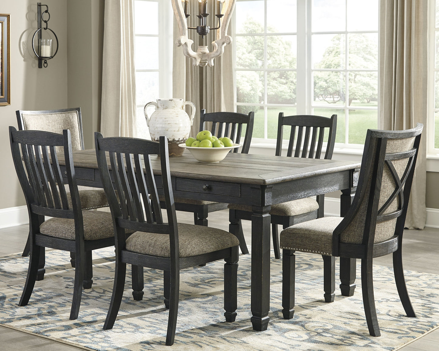 Tyler Creek Dining Table and 6 Chairs